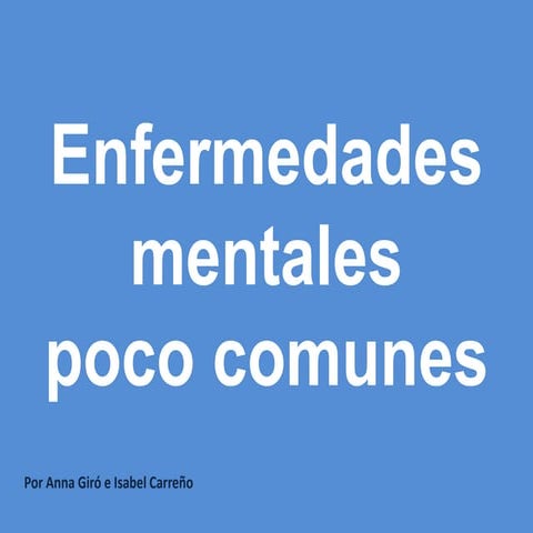Enfermedadespococomunes