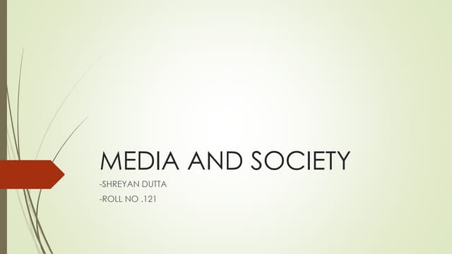 Eng media and society