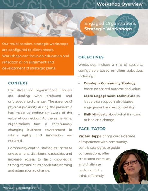 Engaged Organizations Strategy Workshop Overview