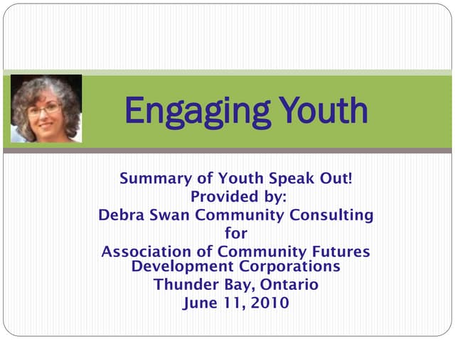 Engaging Youth