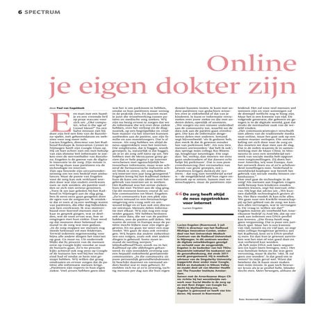 Engelen De Rode Draad, reeks artikelen in verbindging (Wegener) 