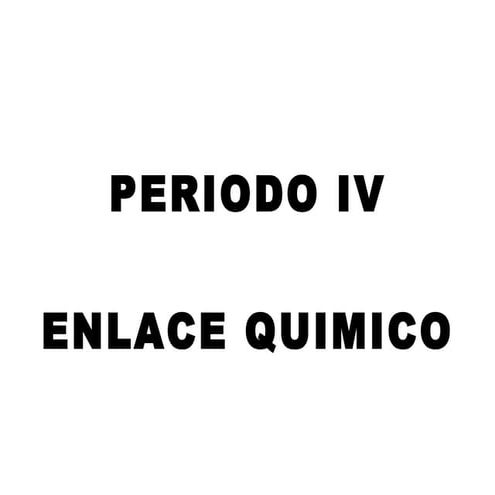 Enlaces quimicos