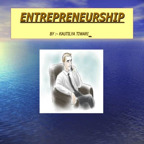 Enterpreneurship
