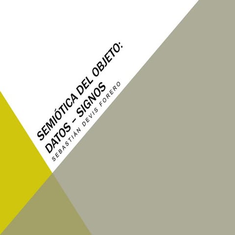 Sebastian Devis / Datos - Signos