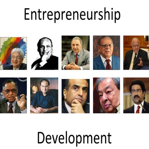 Entrepreneurship development 