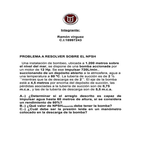 ejercicio de maquinas hidraulica