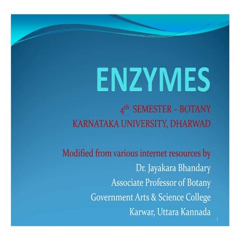 Enzymes