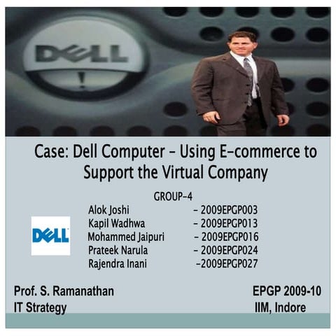 Epgp(one year) 2009-10_it strategy_groupassignment_case-dell_final