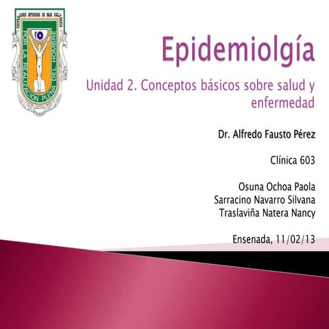 Epidemiolgía