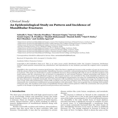 Epidemiologi # mandib