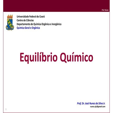 Equilíbrio Químico