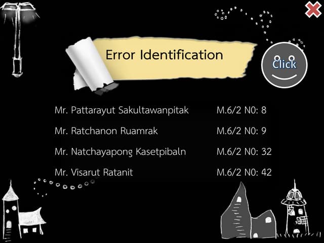 Error identification