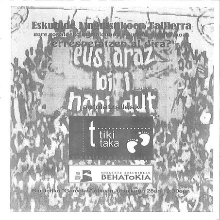 Eskubide linguistikoen tailerra