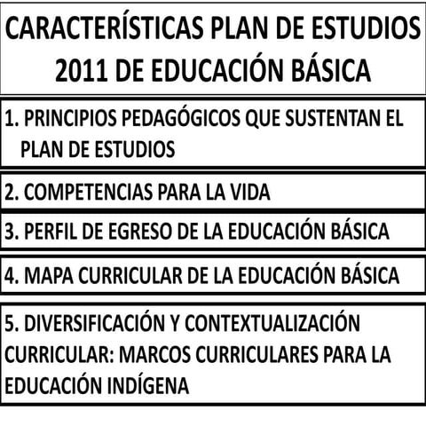 Esquema plan de estudios x partes