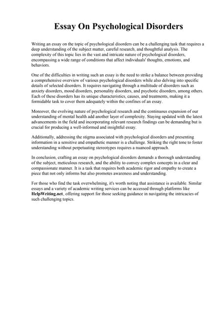 Essay On Psychological Disorders.pdf