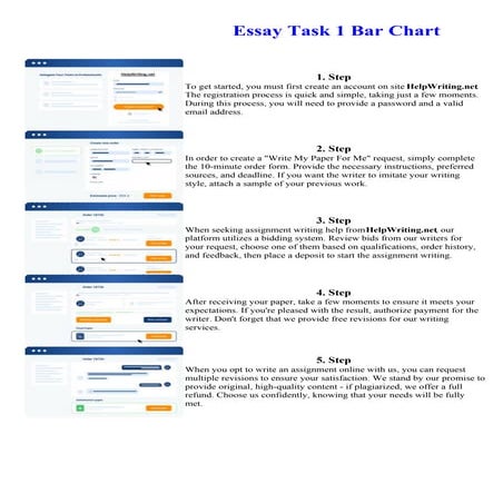 Essay Task 1 Bar Chart. Online assignment writing service.