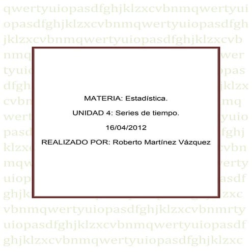 Estadistica unidad 4