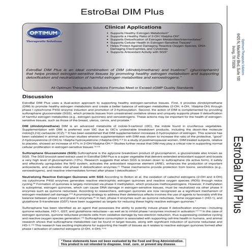 EstroBal DIM Plus - Support Healthy Estrogen-Sensitive Tissues