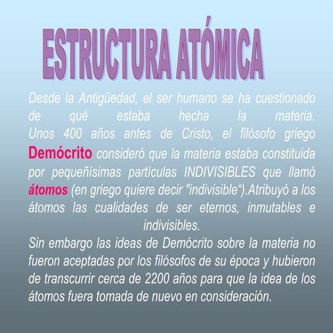 Estructura atomica