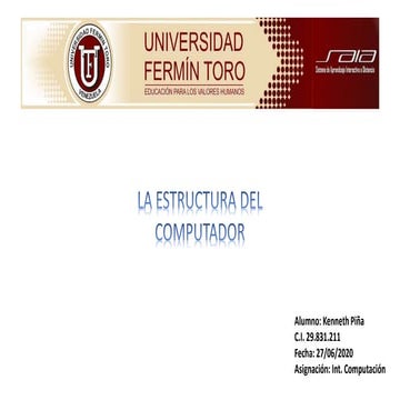 Estructura del computador