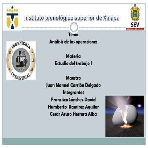 Analisis de las operaciones