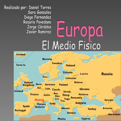 Europa el medio fisico