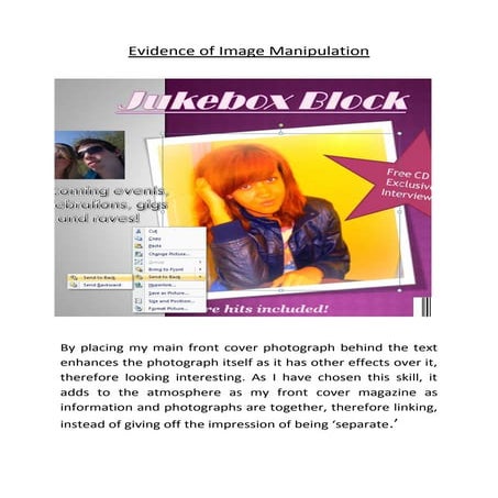 Evidence of Image Manipulation