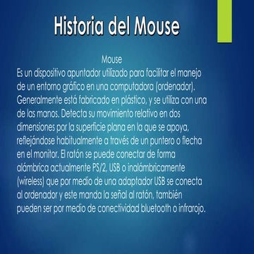 Evolucion del mouse