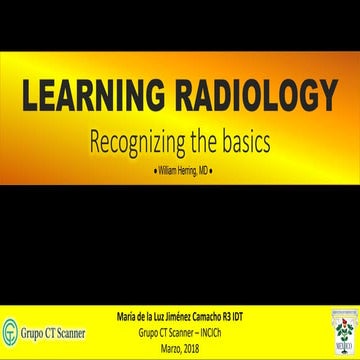 Examen 1 learning radiology