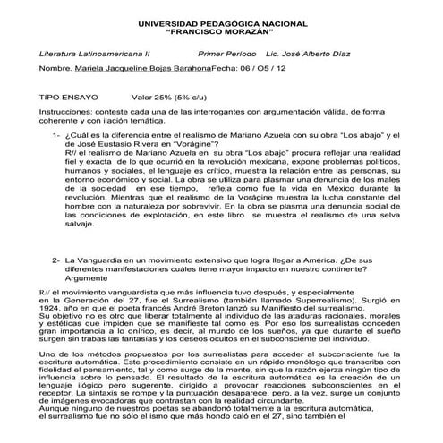 Examen de literatura 1