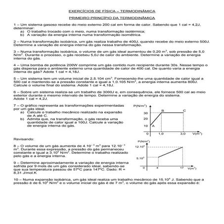 Exercícios de física