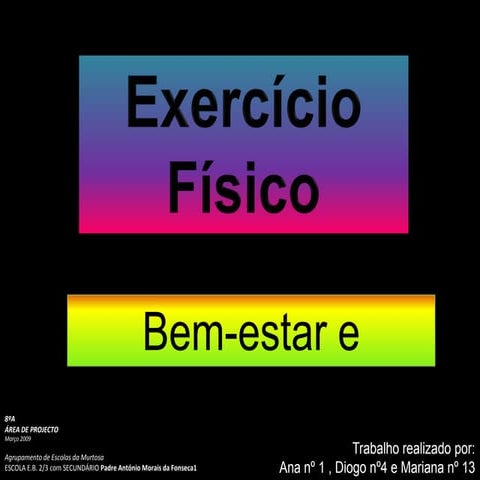 Exerciciofisico Bem-Estar e Silhueta