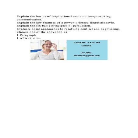 Explain the basics of inspirational and emotion-provoking communicat.docx