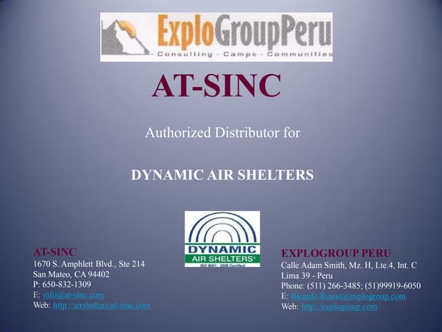 Explo groupperu   at-sinc presentation