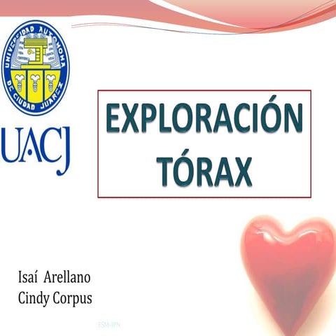Exploración física de tórax