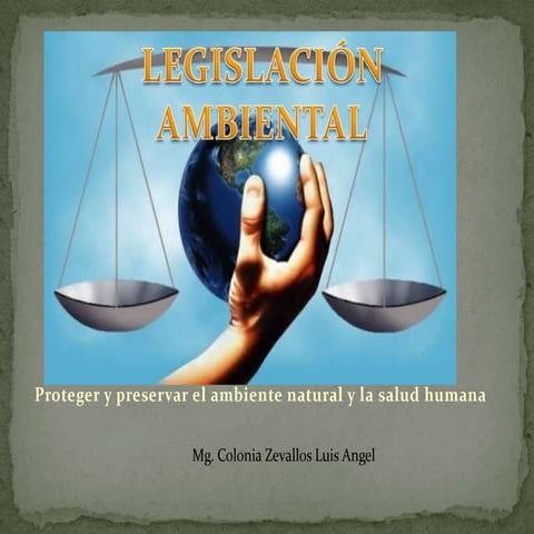 Expo legislación ambiental