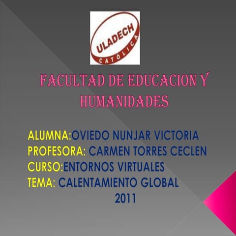 Exposicion calentamiento global