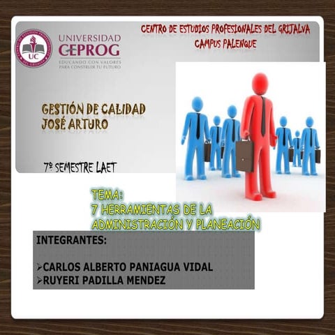 Exposicion de herramientas de calidad