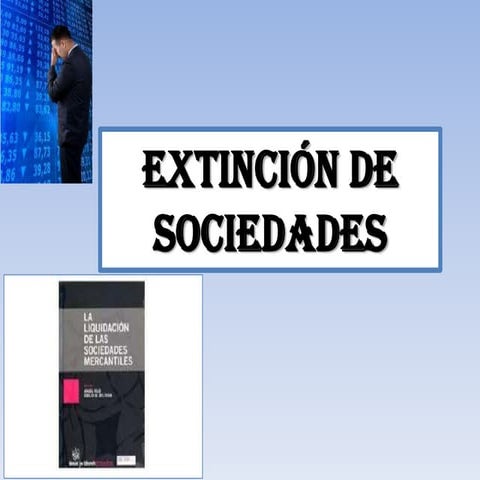 Extinción de sociedades