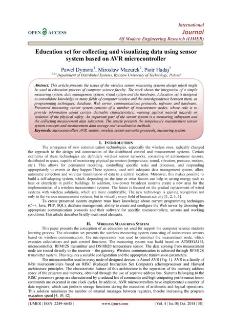 Education set for collecting and visualizing data using sensor  system based ...