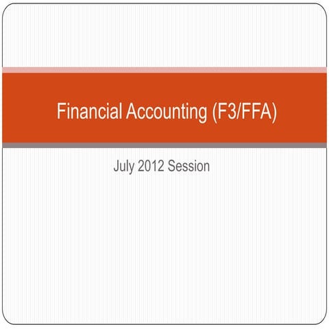 F3 Financial Accounting 1-4
