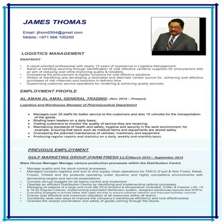 James thomas May 2016 cv
