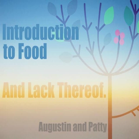 IGCSE Global Perspectives: Food Availability