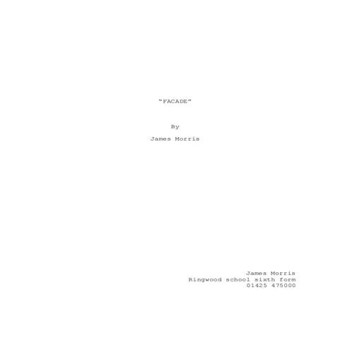 Facade   script draft 2