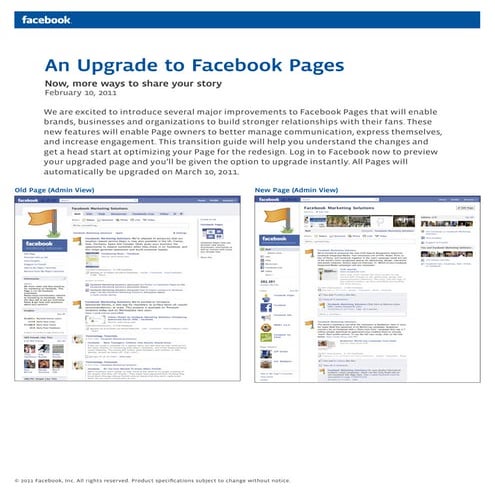 Facebook Fan Page Transition Guide