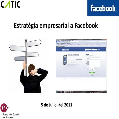 Facebook com estratègia empresarial