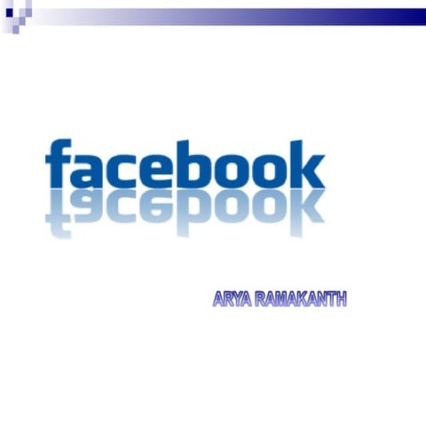 Facebook ppt