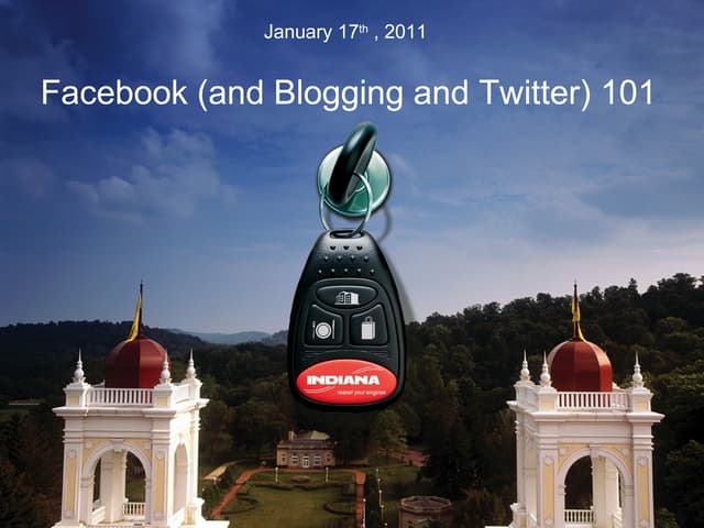 Facebook, Twitter, Blogging 101 - Ag Hort Conference - 2012.01.17