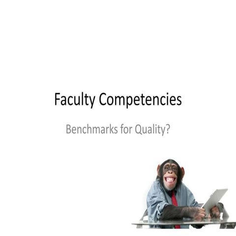 Faculty competencies roundtable