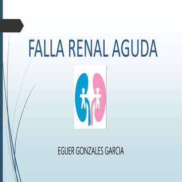 Falla renal aguda pediatrica